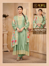 Havy Silk Vichitra With Siquance Work Suit